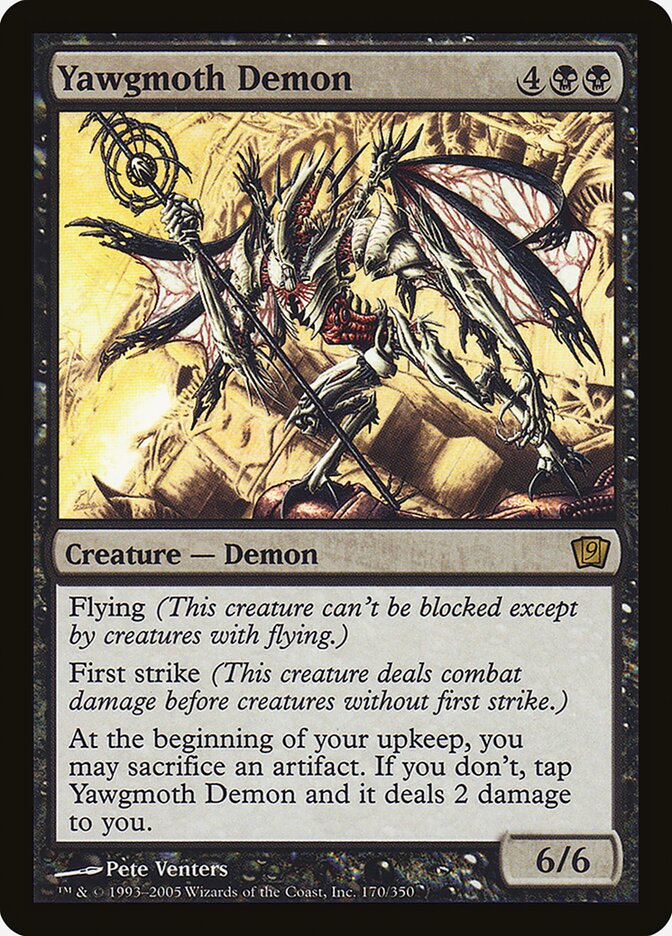 Magic the Gathering Card - Yawgmoth Demon - MTG Circle