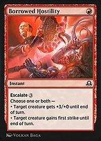 Magic the Gathering Card - Borrowed Hostility - MTG Circle