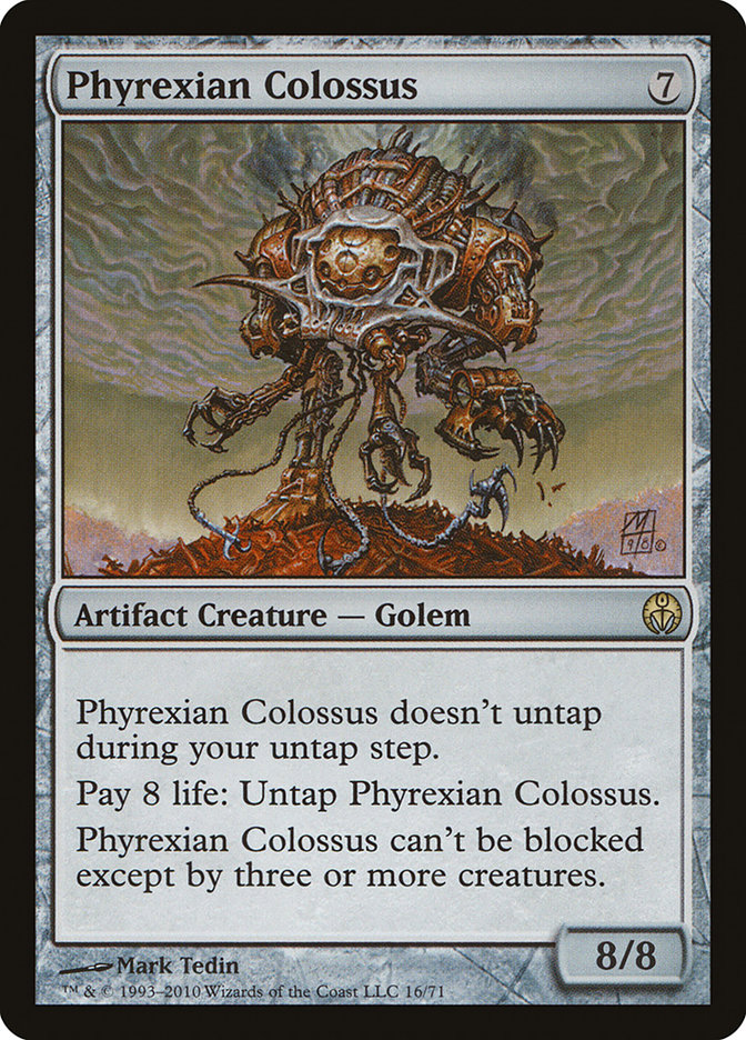 Magic the Gathering Card - Phyrexian Colossus - MTG Circle