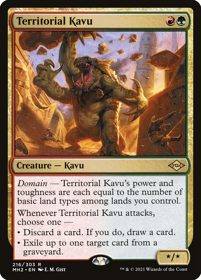 Magic the Gathering Card - Territorial Kavu - MTG Circle