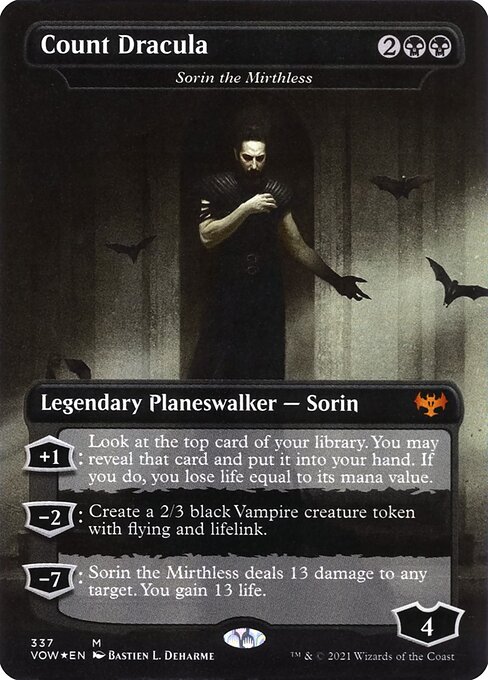 Magic the Gathering Card - Sorin the Mirthless - MTG Circle