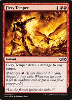Magic the Gathering Card - Fiery Temper - MTG Circle