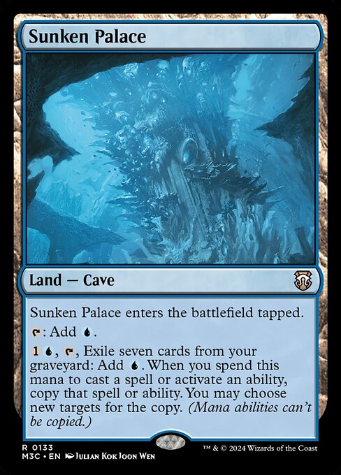 Magic the Gathering Card - Sunken Palace - MTG Circle
