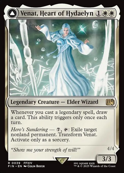 Magic the Gathering Card - "Venat, Lady of the Light" - MTG Circle