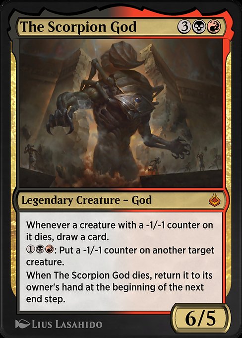 Magic the Gathering Card - The Scorpion God - MTG Circle