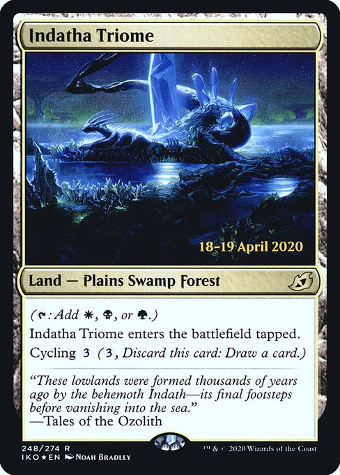 Magic the Gathering Card - Indatha Triome - MTG Circle