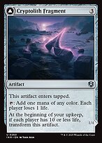 Magic the Gathering Card - Cryptolith Fragment // Aurora of Emrakul - MTG Circle