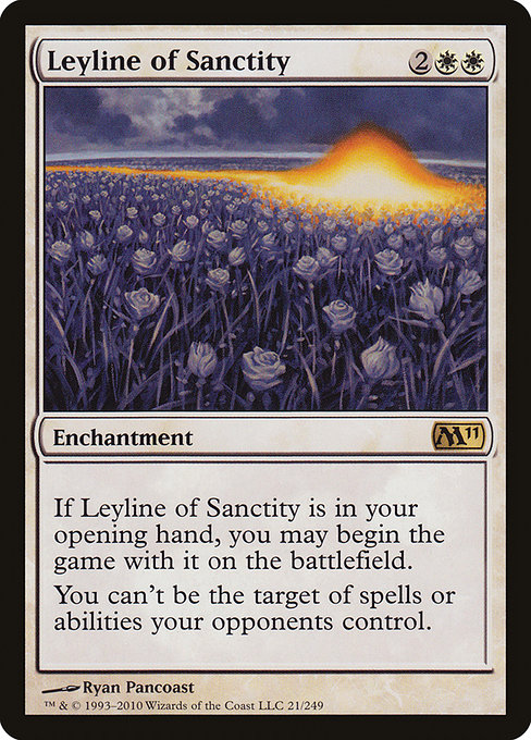 Magic the Gathering Card - Leyline of Sanctity - MTG Circle