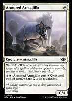 Magic the Gathering Card - Armored Armadillo - MTG Circle