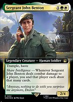 Magic the Gathering Card - Sergeant John Benton - MTG Circle