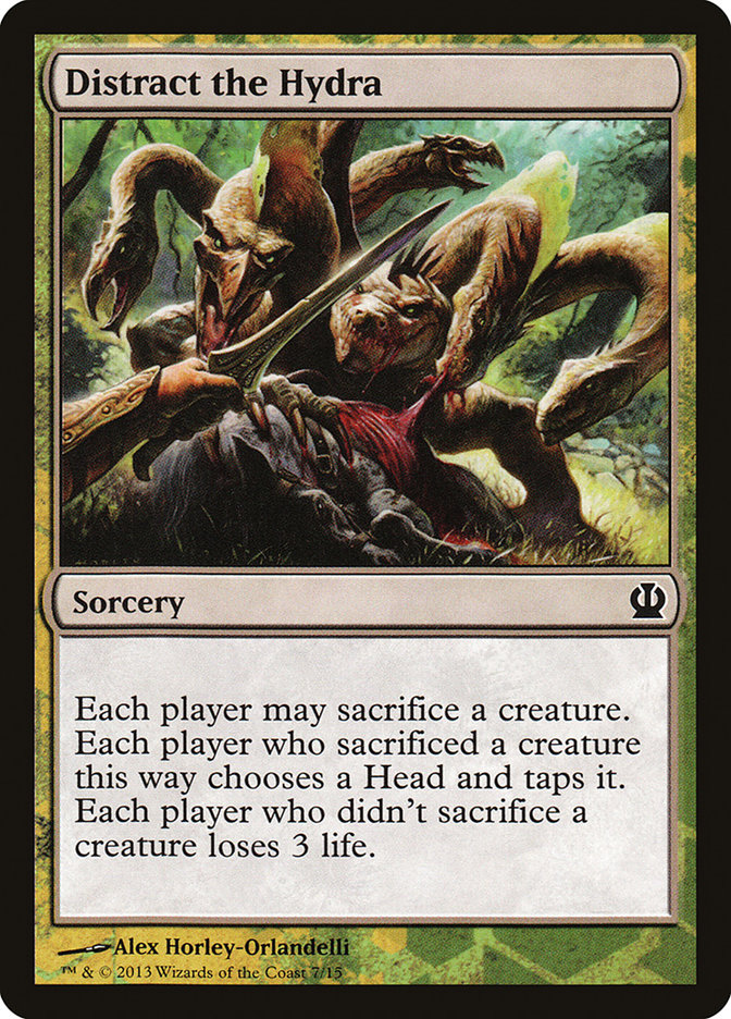 Magic the Gathering Card - Distract the Hydra - MTG Circle