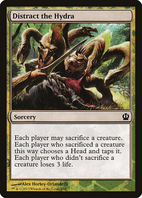 Magic the Gathering Card - Distract the Hydra - MTG Circle