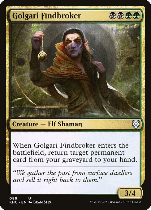Magic the Gathering Card - Golgari Findbroker - MTG Circle