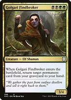 Magic the Gathering Card - Golgari Findbroker - MTG Circle