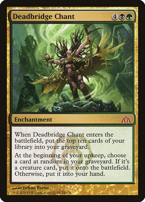 Magic the Gathering Card - Deadbridge Chant - MTG Circle