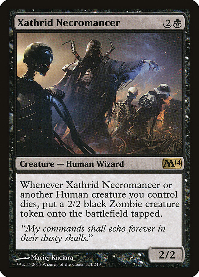 Magic the Gathering Card - Xathrid Necromancer - MTG Circle