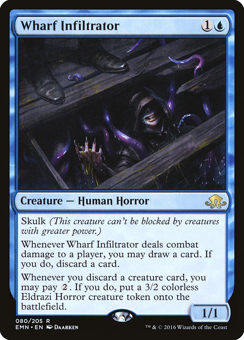Magic the Gathering Card - Wharf Infiltrator - MTG Circle