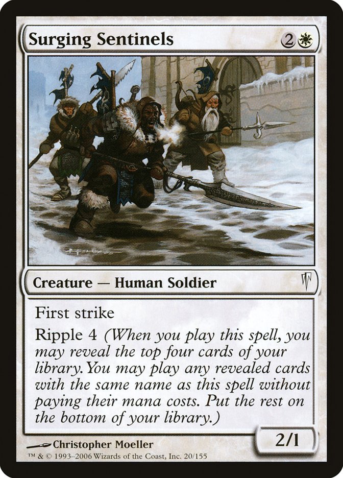Magic the Gathering Card - Surging Sentinels - MTG Circle