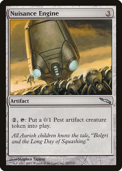 Magic the Gathering Card - Nuisance Engine - MTG Circle