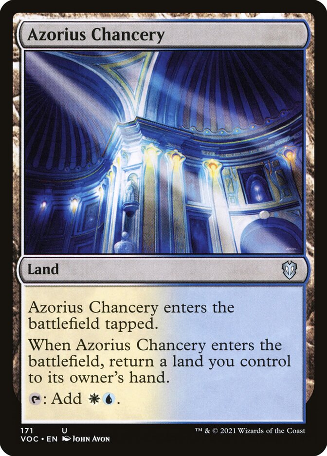 Magic the Gathering Card - Azorius Chancery - MTG Circle