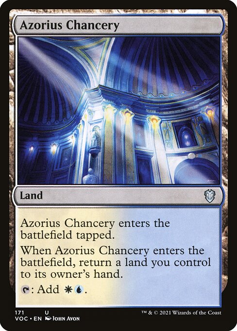 Magic the Gathering Card - Azorius Chancery - MTG Circle