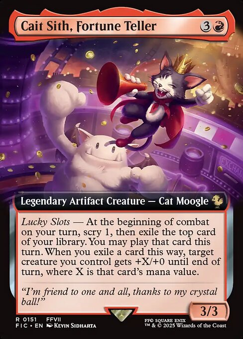Magic the Gathering Card - Cait Sith, Fortune Teller - MTG Circle