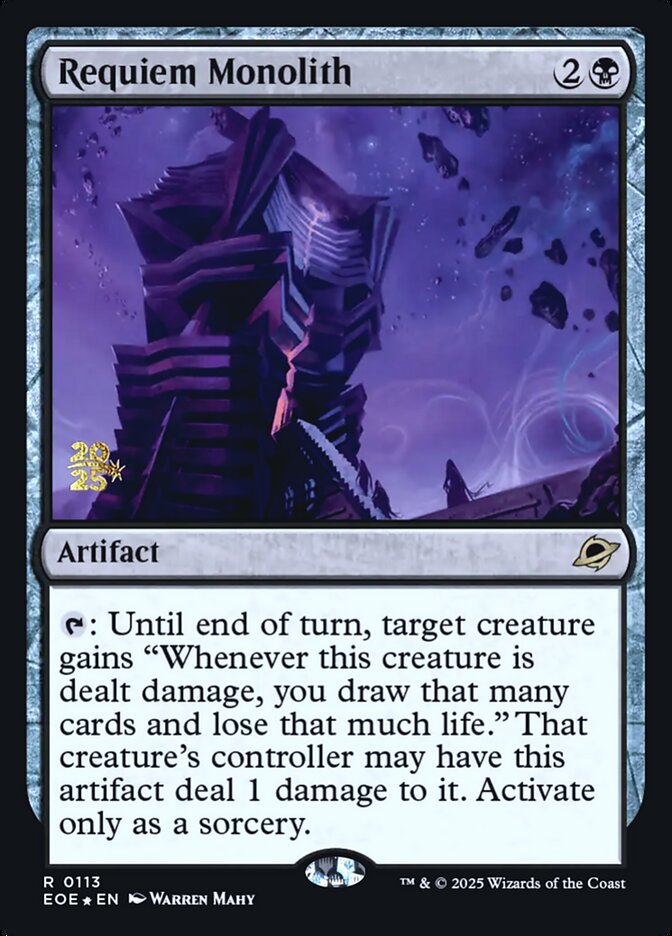 Magic the Gathering Card - Requiem Monolith - MTG Circle