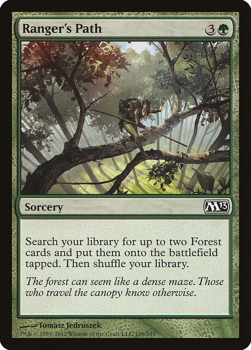 Magic the Gathering Card - Ranger's Path - MTG Circle