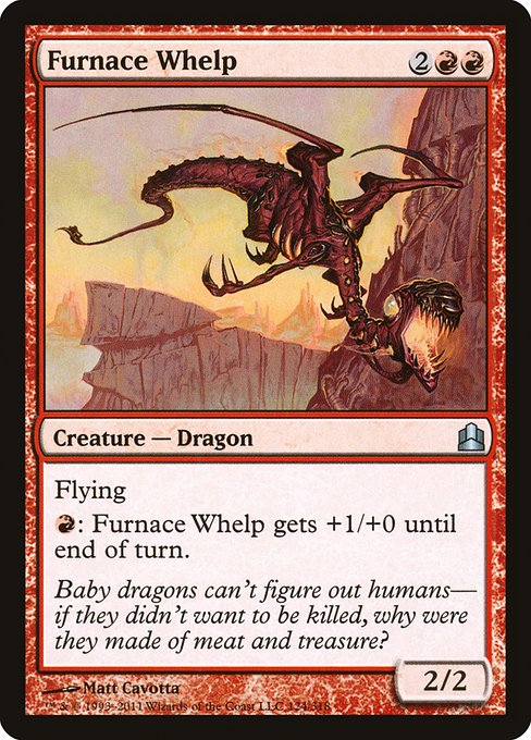 Magic the Gathering Card - Furnace Whelp - MTG Circle