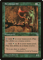 Magic the Gathering Card - Skyshroud Elf - MTG Circle