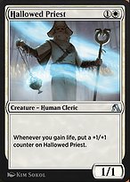 Magic the Gathering Card - Hallowed Priest - MTG Circle