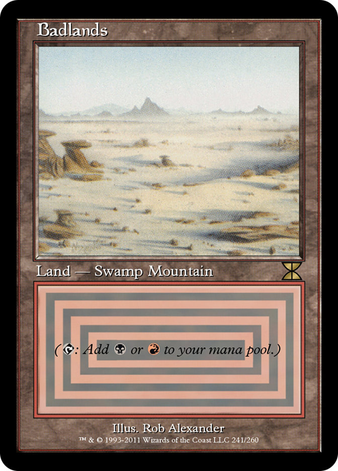 Magic the Gathering Card - Badlands - MTG Circle