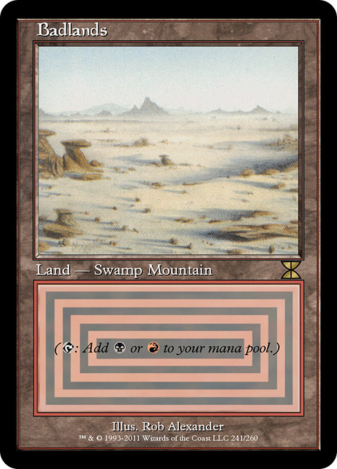 Magic the Gathering Card - Badlands - MTG Circle