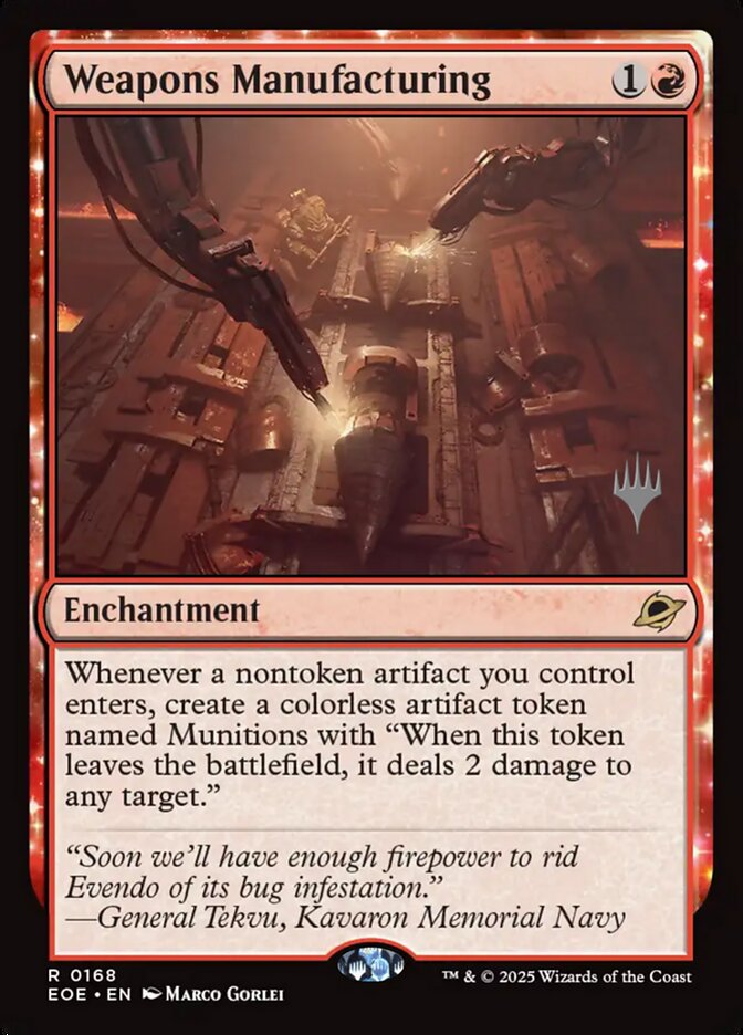 Magic the Gathering Card - Weapons Manufacturing - MTG Circle