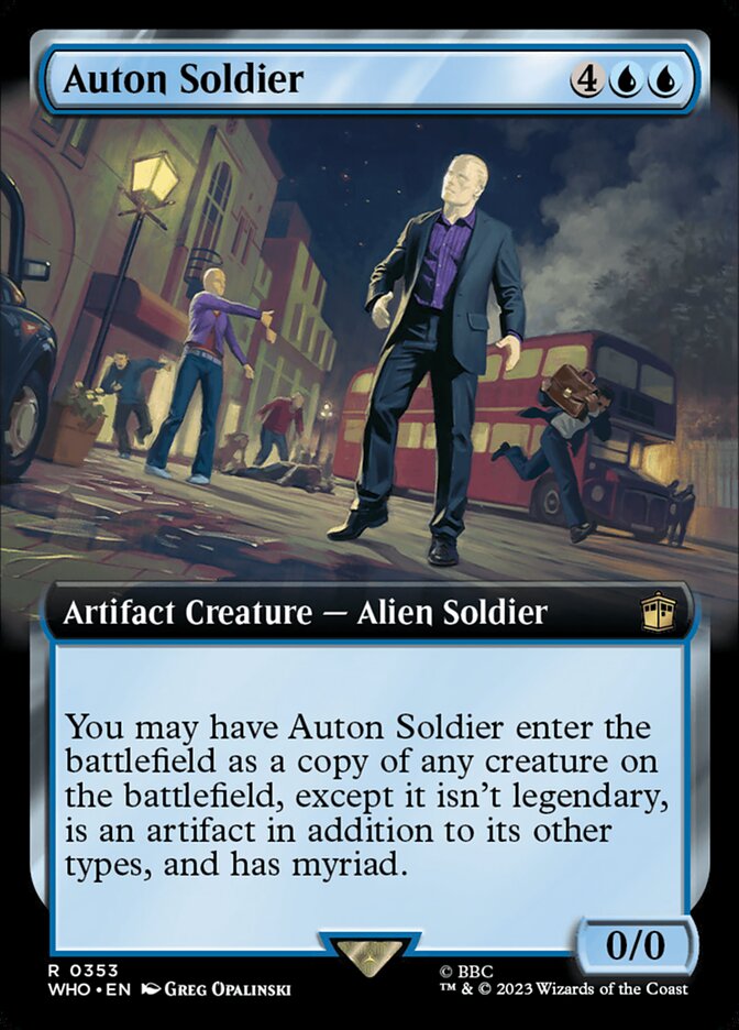Magic the Gathering Card - Auton Soldier - MTG Circle