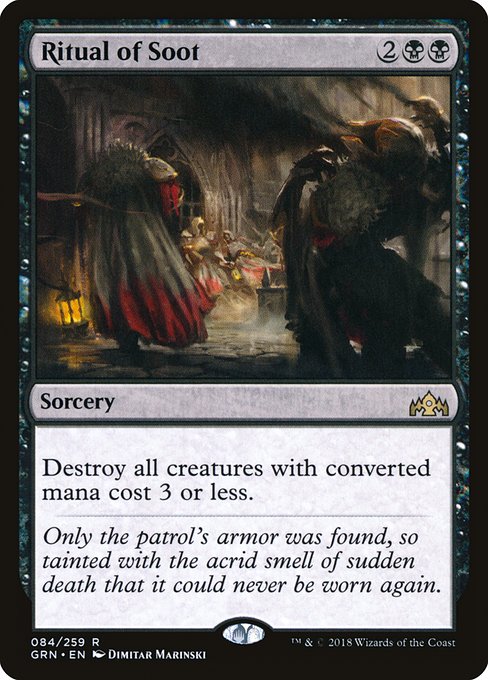 Magic the Gathering Card - Ritual of Soot - MTG Circle