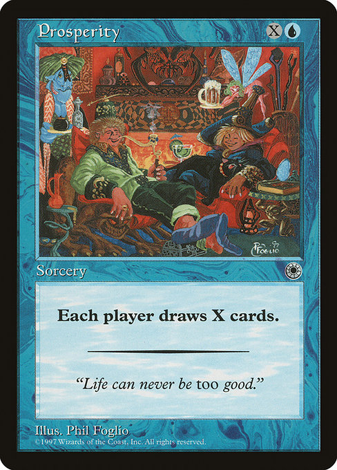 Magic the Gathering Card - Prosperity - MTG Circle
