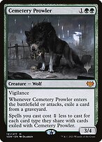 Magic the Gathering Card - Cemetery Prowler - MTG Circle