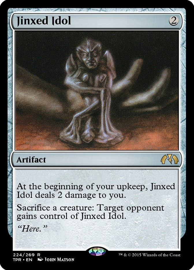 Magic the Gathering Card - Jinxed Idol - MTG Circle