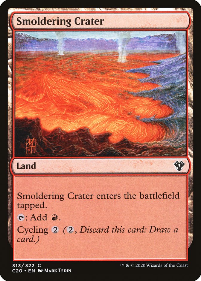 Magic the Gathering Card - Smoldering Crater - MTG Circle