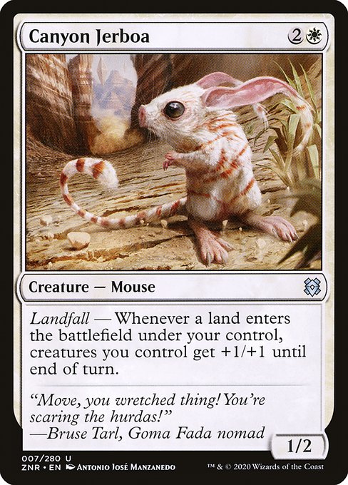 Magic the Gathering Card - Canyon Jerboa - MTG Circle