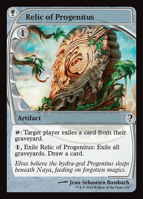 Magic the Gathering Card - Relic of Progenitus - MTG Circle