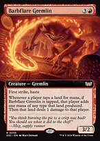 Magic the Gathering Card - Barbflare Gremlin - MTG Circle