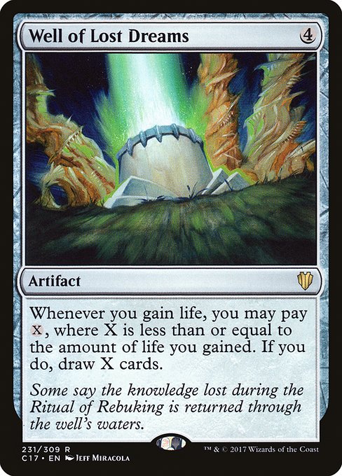 Magic the Gathering Card - Well of Lost Dreams - MTG Circle