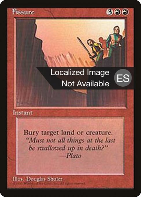 Magic the Gathering Card - Fissure - MTG Circle