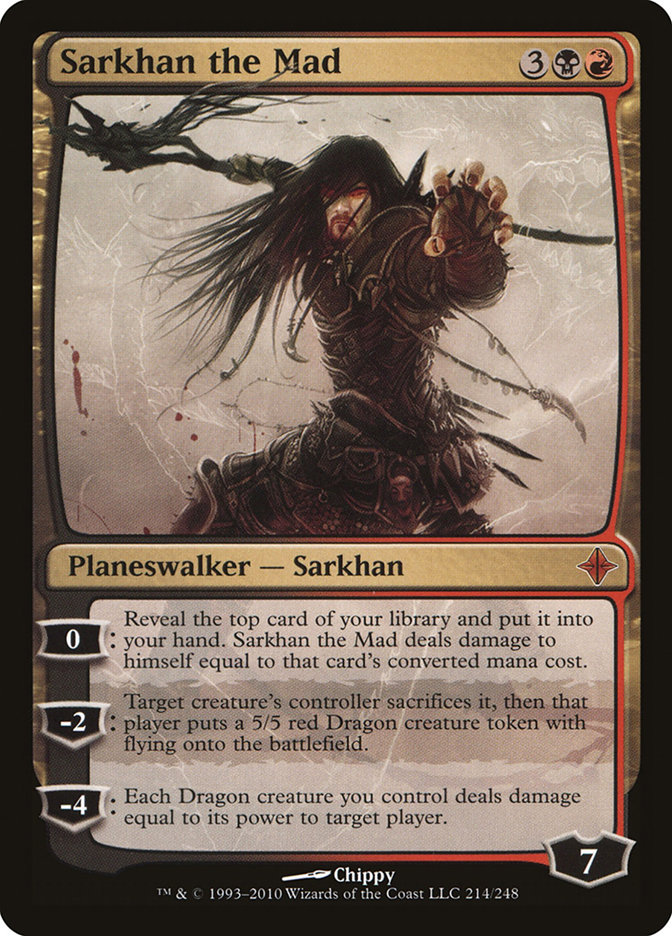 Magic the Gathering Card - Sarkhan the Mad - MTG Circle