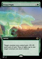 Magic the Gathering Card - Primal Might - MTG Circle