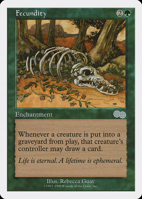 Magic the Gathering Card - Fecundity - MTG Circle