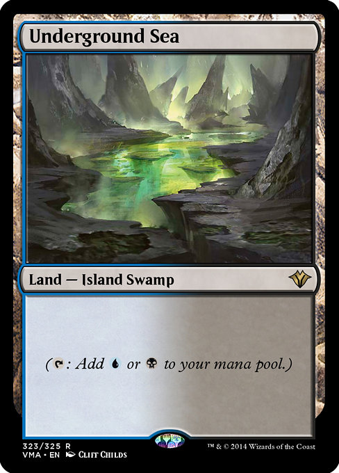 Magic the Gathering Card - Underground Sea - MTG Circle