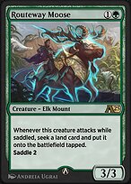 Magic the Gathering Card - Routeway Moose - MTG Circle